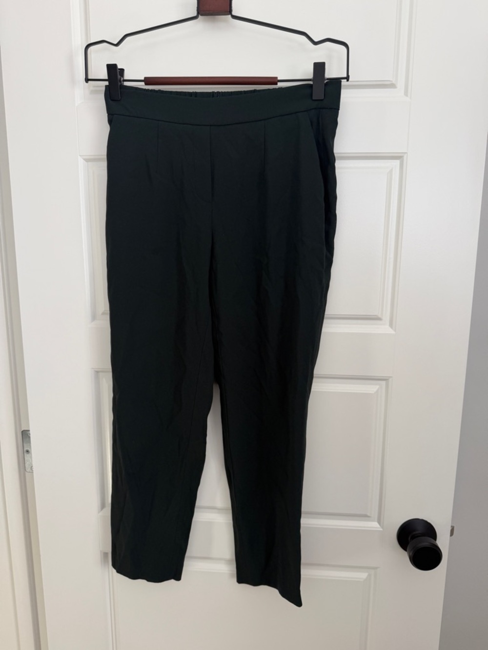 Babaton Hunter Green Conan Straight-Leg Trousers/Pants